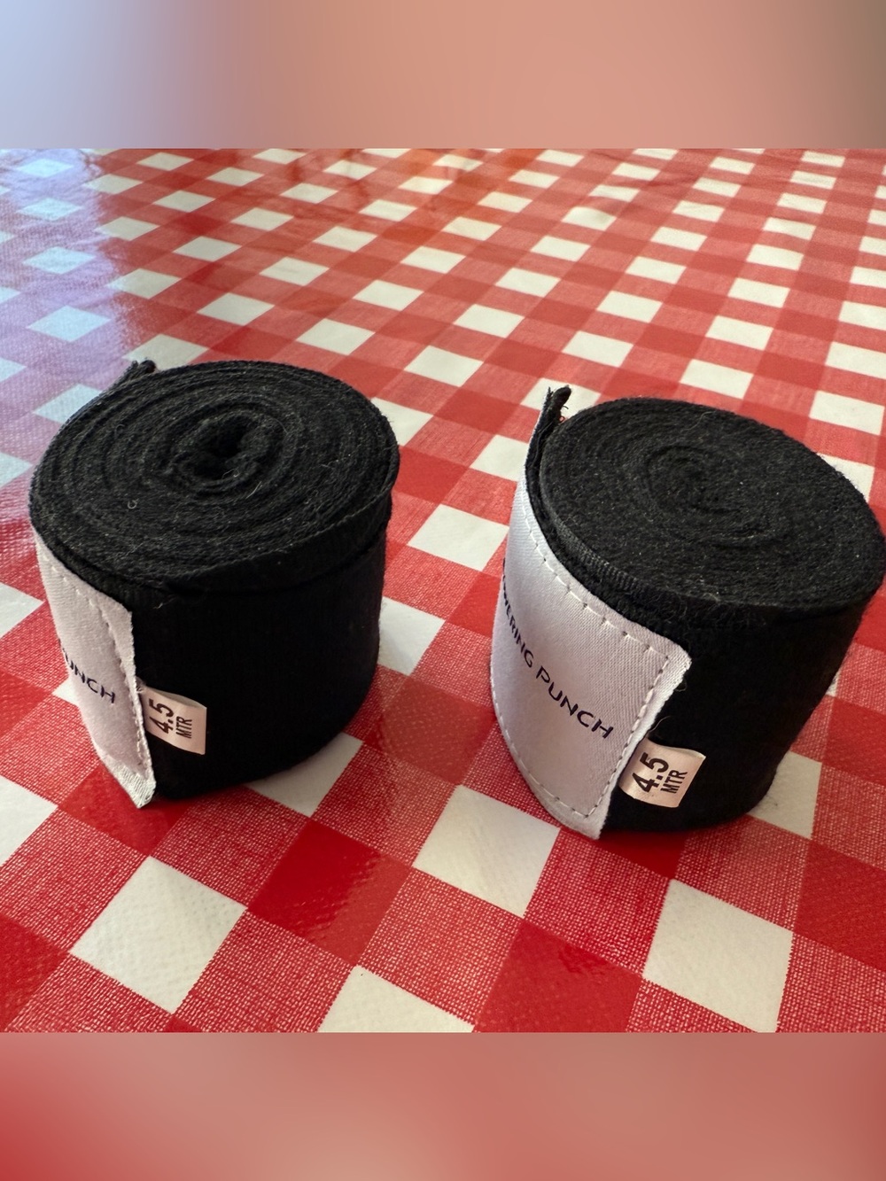 HAND WRAPS BY PREMIUM Elastic MMA Boxing Hand Wraps Wrist Black New Wrap 180”